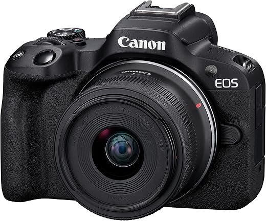 Canon EOS R50 Mirrorless Camera Body with RF - S...